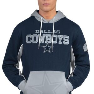 NFL Dallas Cowboys Navy and Gray Hoodie